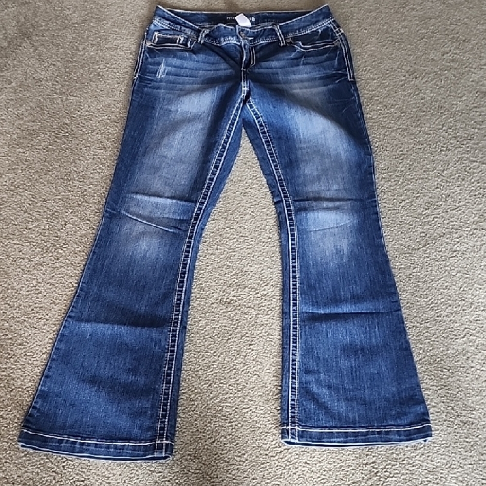 Maurices Dark Blue Flare Jeans